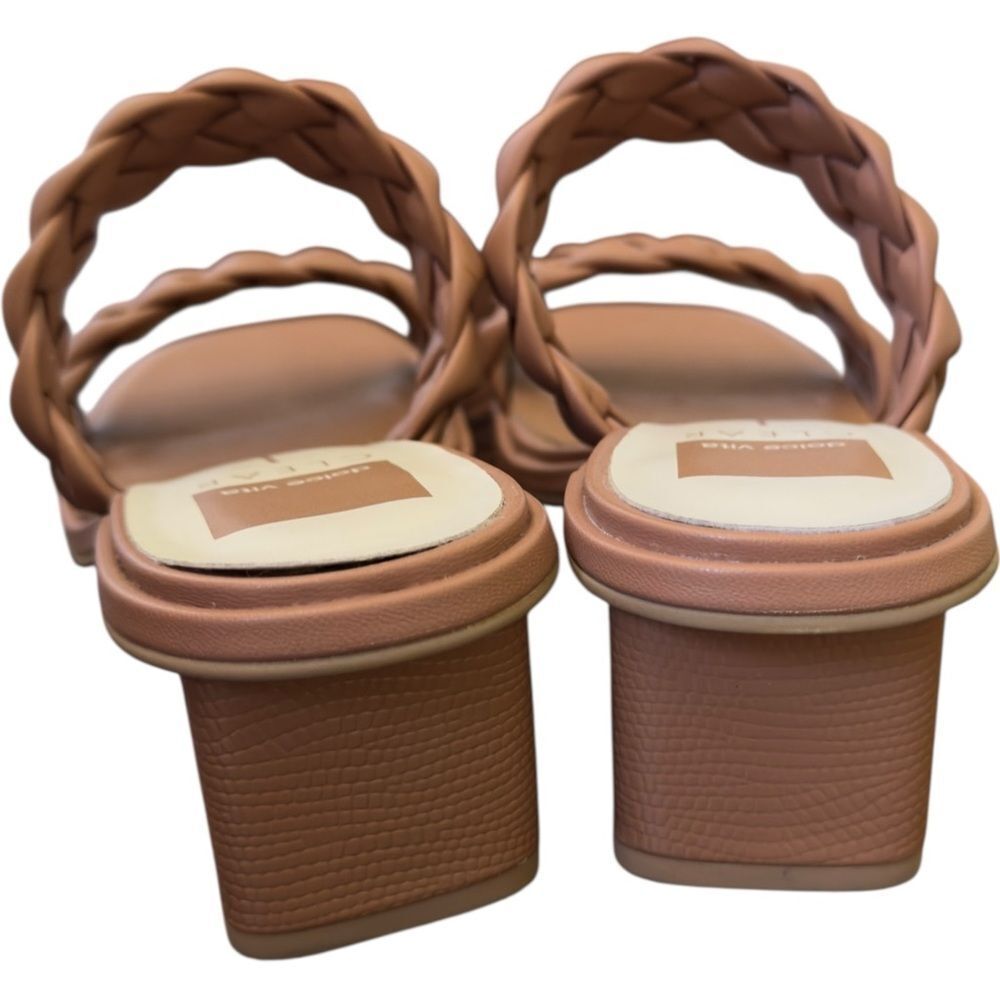 Dolce Vita Ronan Open Toe Heeled Sandals Caramel Stella. 7.5. - Picture 3 of 8